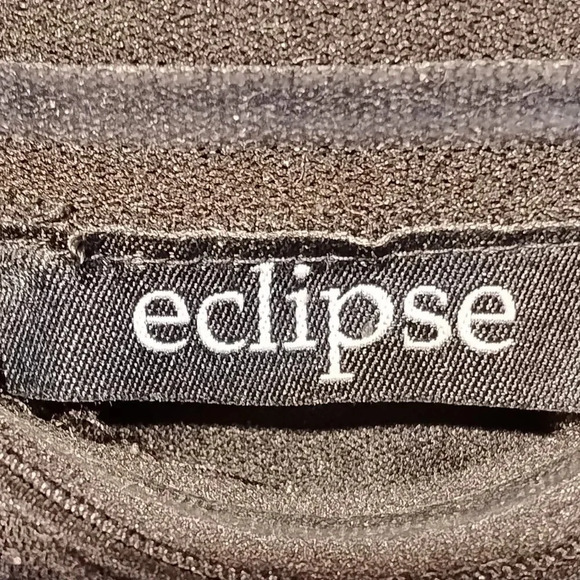 Eclipse Women's Black & Silver Glitter  Strapless Evening Dress Size XS - Picture 8 of 12